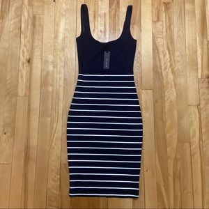 Navy stripped summer dress BEAND NEW!